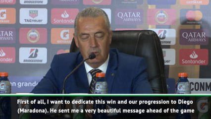 That win was for you Maradona - Alfaro