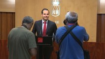 Ignacio Aguado (Cs) en rueda de prensa