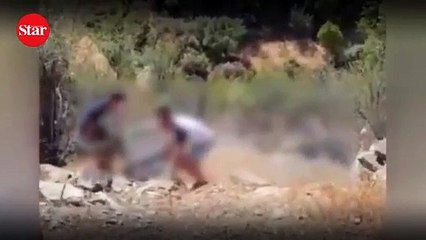 İspanyol polisten ibretlik ceza!; Attığı buzdolabını geri taşıttılar