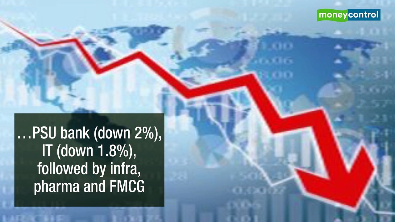 Markets end on record low
