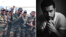 Vicky Kaushal Trolled For Posting Picture With Indian Army Jawans
