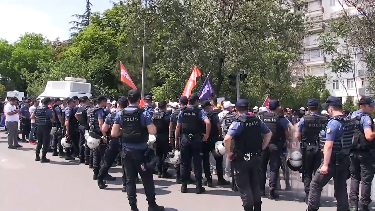 KESK eyleminde müdahale - ANKARA