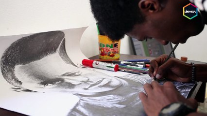 Portrait d'un dessinateur