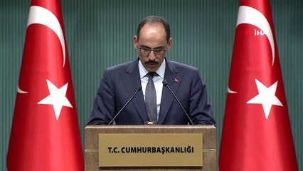 İbrahim Kalın: "14 General ve Amiral bir üst rütbeye yükseltildi"