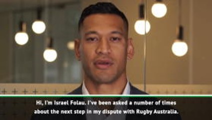 Folau commences court proceedings against Rugby Australia