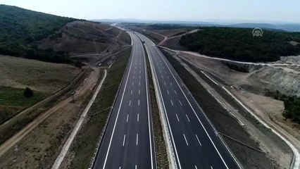 İstanbul-İzmir Otoyolu havadan görüntülendi (2) - BURSA