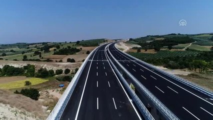 İstanbul-İzmir Otoyolu havadan görüntülendi (1) - BURSA