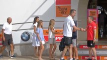 La Familia Real comienza sus tradicionales vacaciones en Palma
