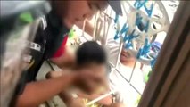 Rescatado un niño de 6 años en China tras 6 horas atrapado entre las rejas del balcón de su casa