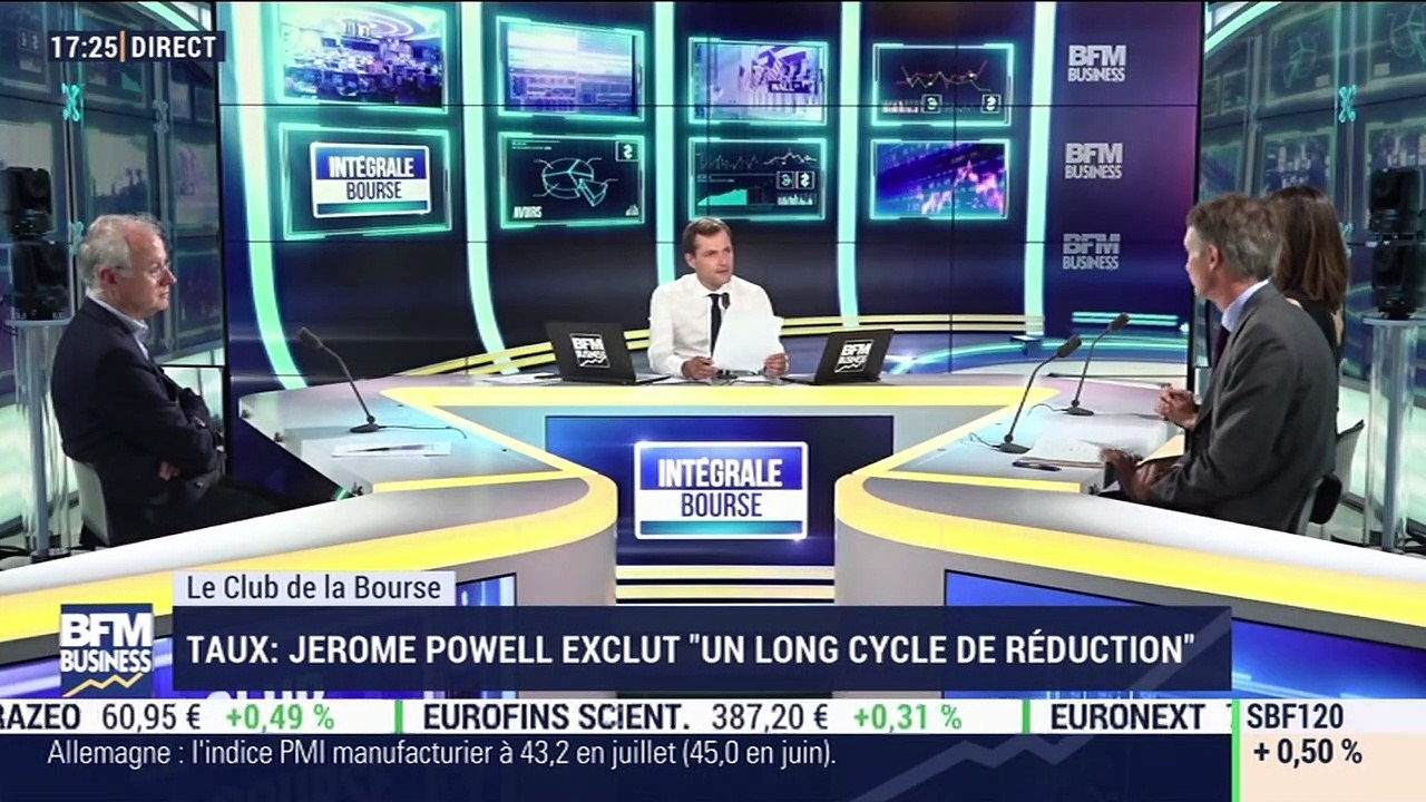 Le Club de la Bourse: Sophie Chauvellier, Hervé Goulletquer, Pierre-Alexis Dumont et Andréa Tueni - 01/08