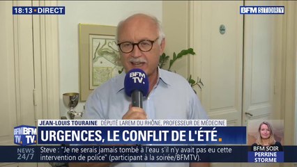 Crise des urgences: pour le député Jean-Louis Touraine, "l'hôpital reste la dernière lumière allumée, il y a un afflux de malades considérable"