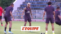 Neymar a retrouvé ses coéquipiers - Foot - PSG
