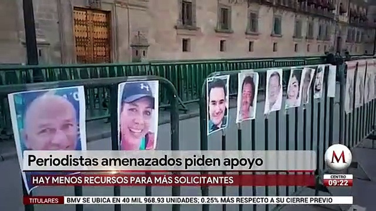 Periodistas amenazados piden apoyo