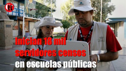 Más de 18 mil servidores informarán y censarán a los comités de padres de familia.