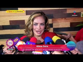 ¿Qué opina Alma Cero de la boda de su expareja Edwin Luna? | Sale el Sol