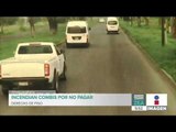 Aumentan las agresiones contra vehículos de las rutas del transporte público en Tecámac