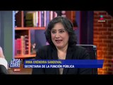 Irma Eréndira Sandoval explica cómo entiende la corrupción | De Pisa y Corre