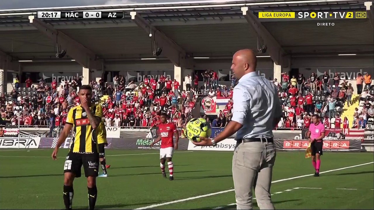 نادي هاكن - السويد ونادي إي زد آلكمار - هولندا  الدوري الأوروبي الاياب 1_8_2019 الشوط الاول