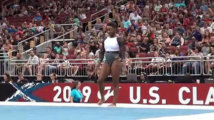Watch Simone Biles Casually Do a Flip No Woman Has Ever Done in a Gymnastics Competition Before