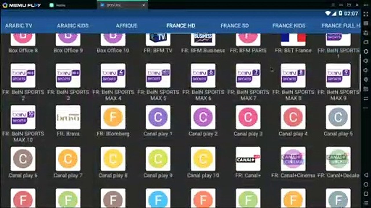 Installation sur ANDROID