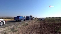Tarım işçilerini taşıyan minibüs devrildi: 2 ölü 20 yaralı