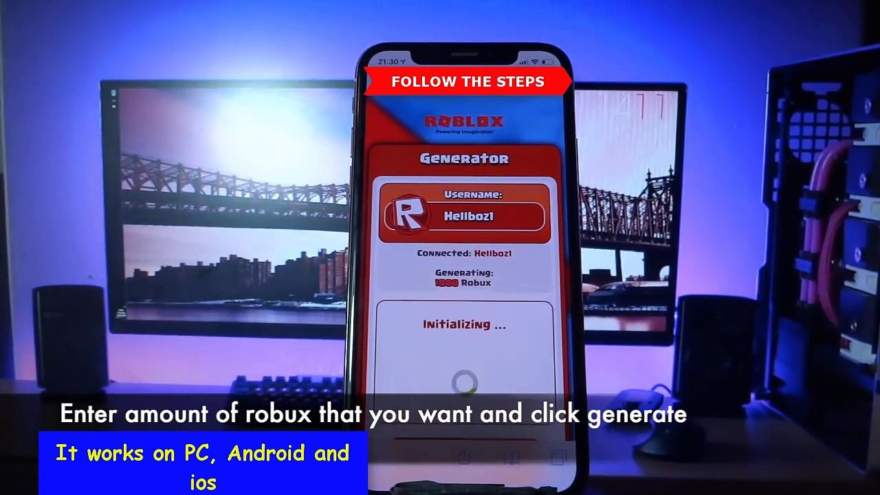 STEPS TO GET ROBUX ON THIS PAGE