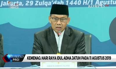 Kemenag: Hari Raya Idul Adha Jatuh Pada 11 Agustus 2019