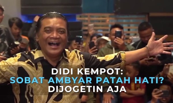 Didi Kempot: Sobat Ambyar Patah Hati? Dijogetin Aja