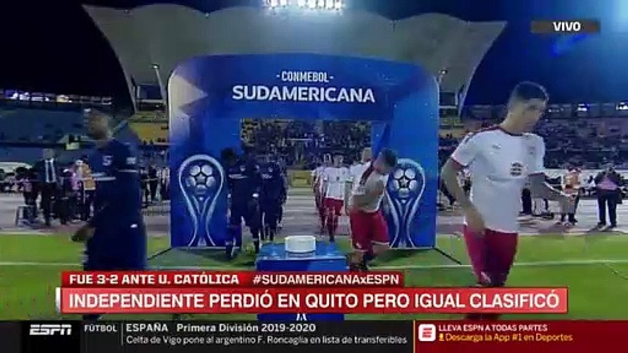 Universidad Católica (E) 3-2 Independiente - Copa Sudamericana - 8vos de Final - Revancha
