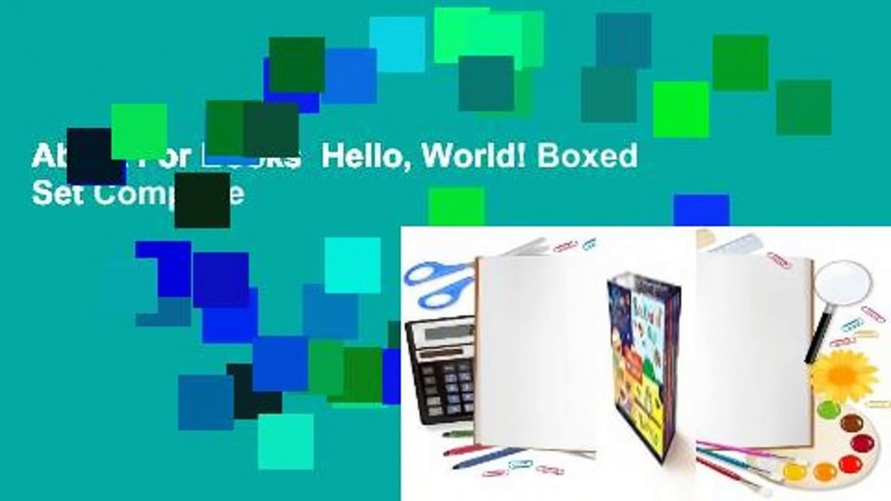 About For Books  Hello, World! Boxed Set Complete