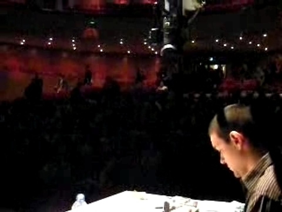 A quelques minutes du début du concert Fersen/Sfar