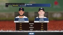 Eduardo Rodriguz Gets Ball For Red Sox's Series Opener Vs. Yankees