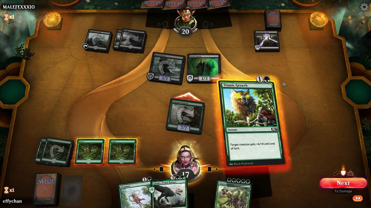 Mono Green vs Mono Black Zombies (Standard)