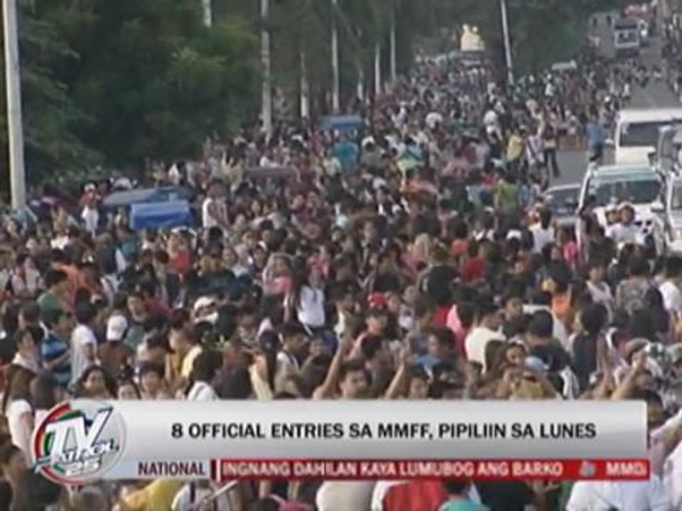 MMDA set to pick 8 film entries for MMFF