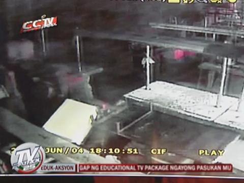 CCTV catches drunks stealing meat for 'pulutan'