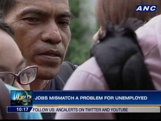 Jobs mismatch a problem for unemployed