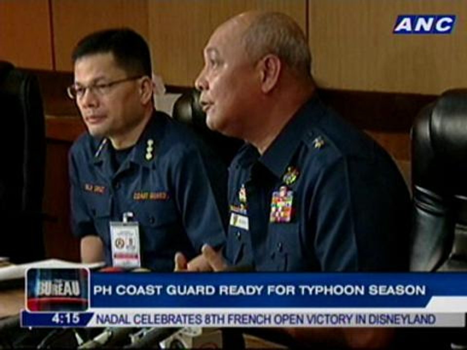Philippine Coast Guard ready for typhoon season