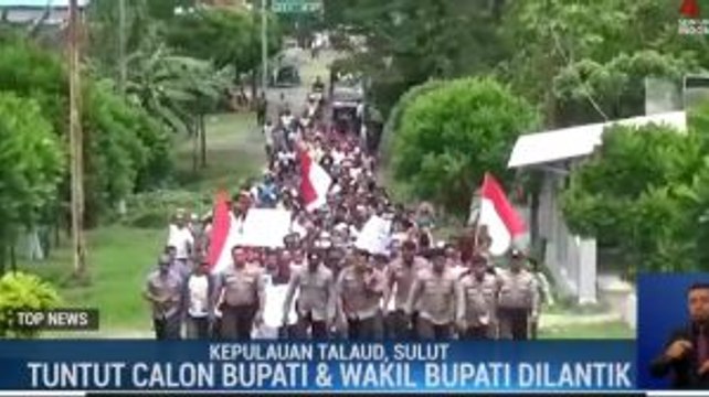 Pendukung Desak Bupati Talaud Terpilih Segera Dilantik
