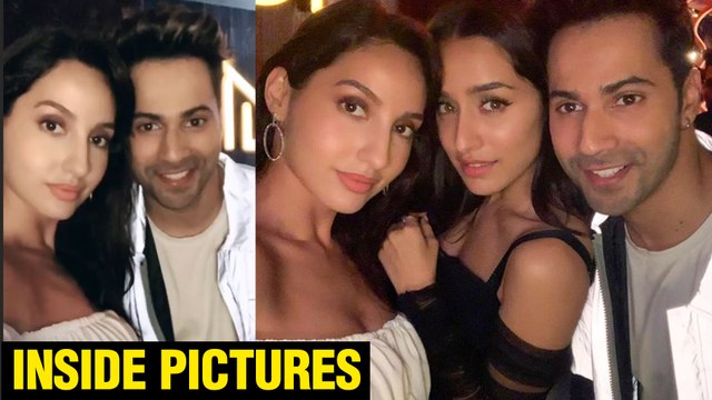 INSIDE Photos And Videos | Varun Dhawan, Nora Fatehi, Shraddha Kapoor | Street Dancer 3D