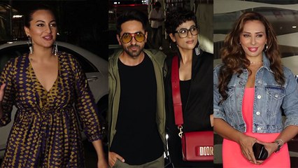 Salman's GF Iulia, Akshay & others attend screening of Sonakshi's Khandaani Shafakhana | FilmiBeat