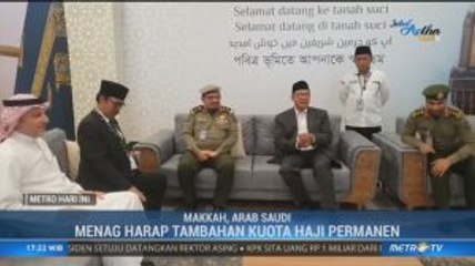 Menag Harap Tambahan Kuota Haji Berlaku Permanen