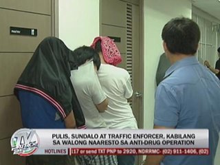 Cop, soldier among 8 nabbed in Makati drug bust