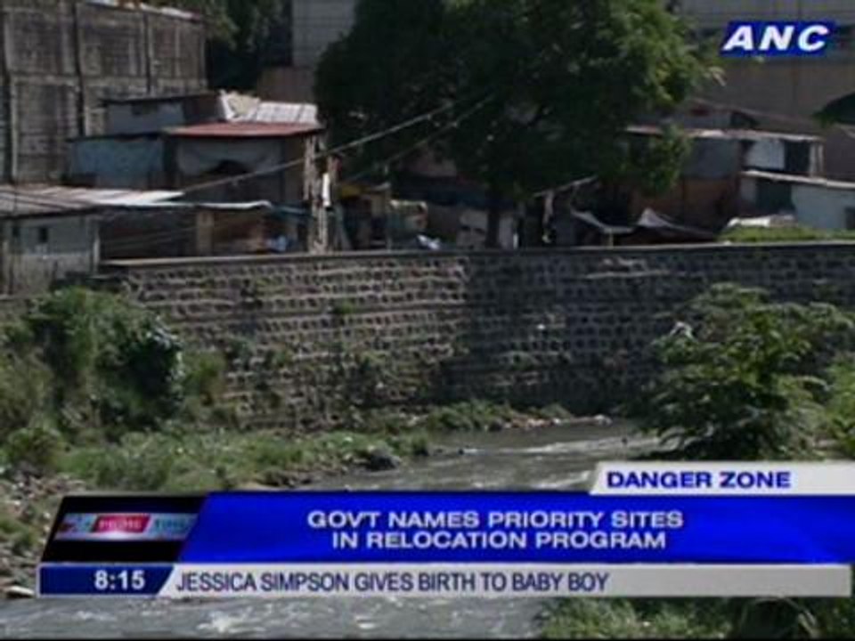 Gov't names priority sites in relocation program