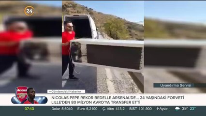Buzdolabını yamaçtan aşağı yuvarlayan adama ibretlik ceza