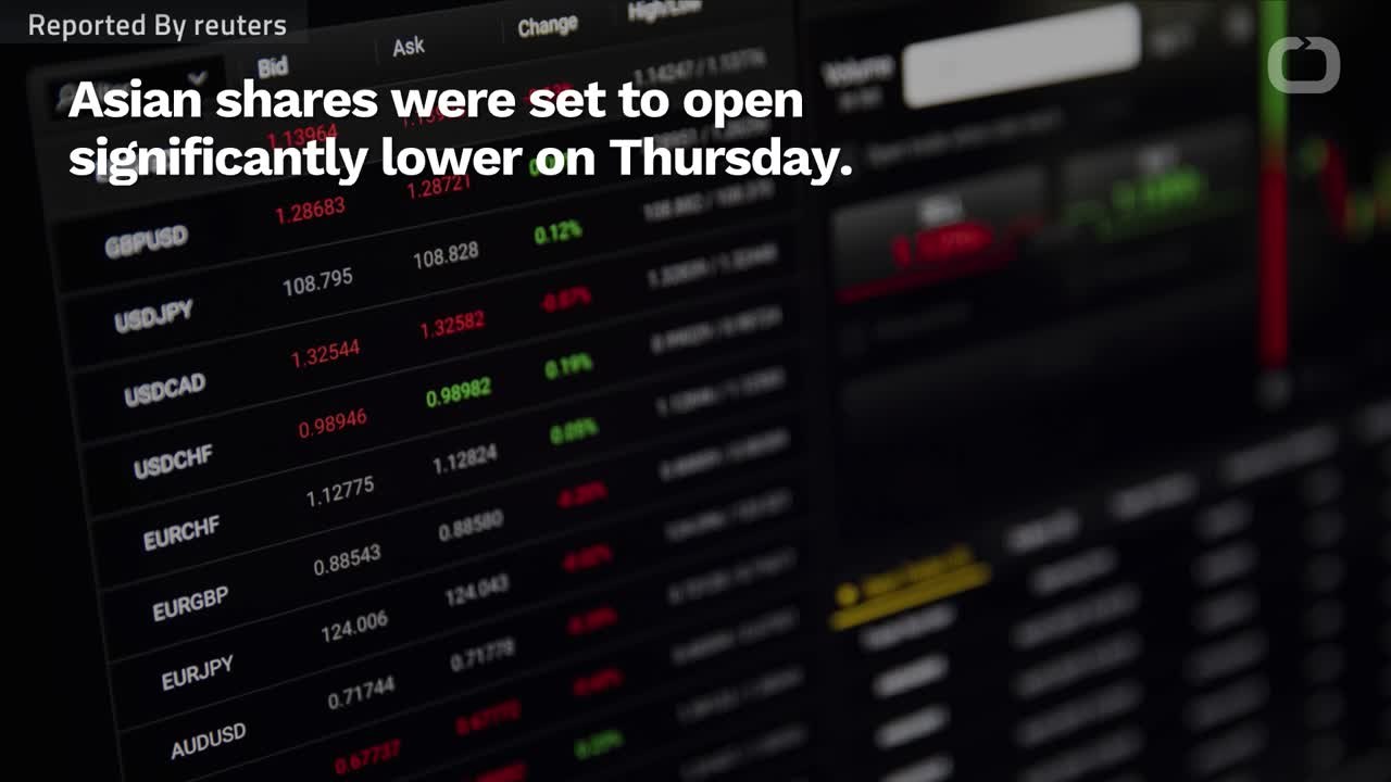 Asian Shares Falling On 'Hawkish' Fed Outlook