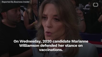 Where Does Marianne Williamson Stand On Anti-Vaxxers?