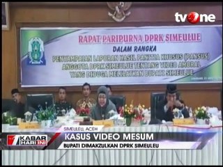 Terlibat Kasus Video Mesum, Bupati Simeuleu Dipecat