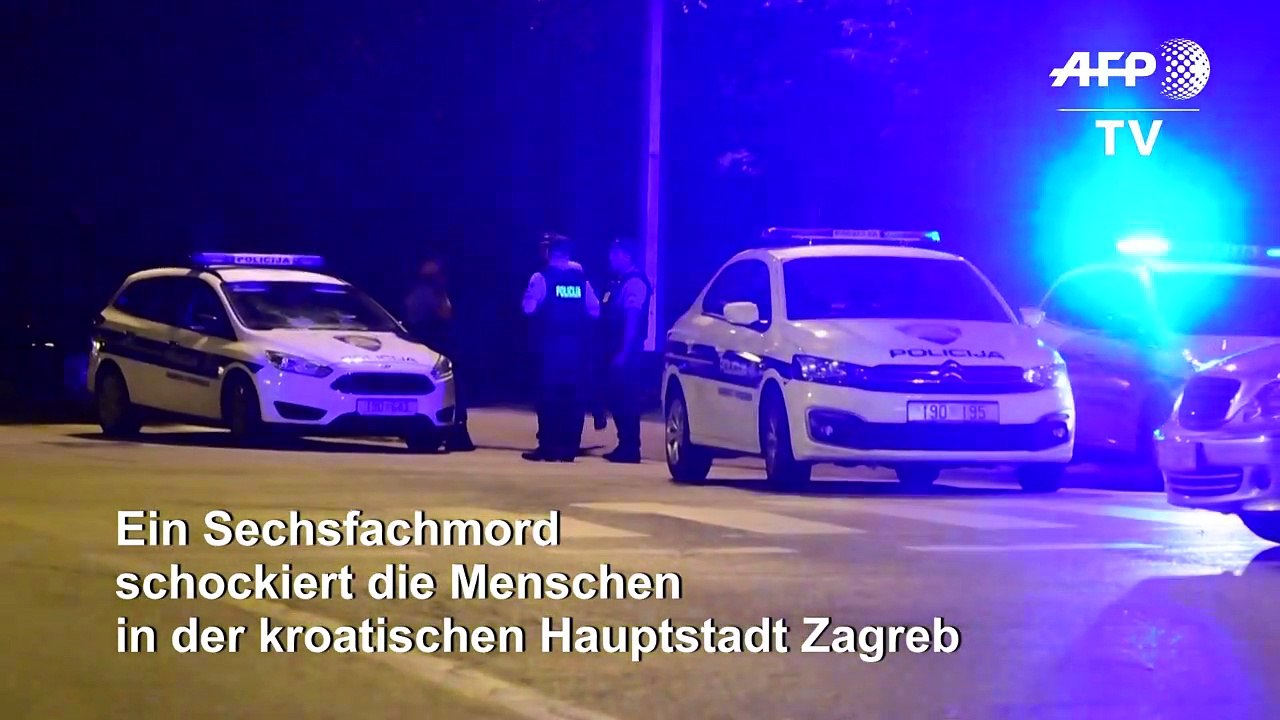 Schockierender Sechsfachmord in Zagreb