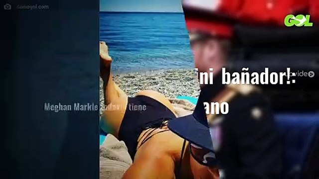 ¡Meghan Markle en mini bañador!: la foto del verano