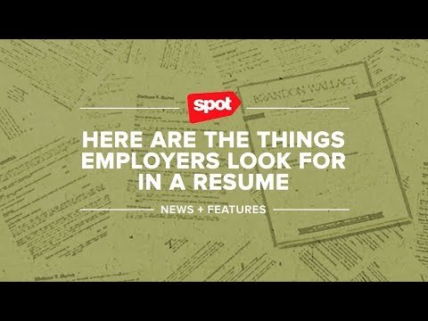 Here Are the Things Employers Look for in a Résumé